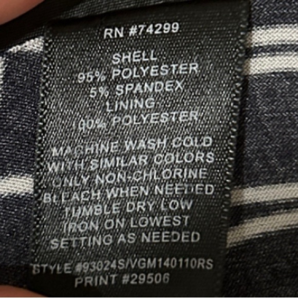 Enfocus Studio Black and White Loop Pattern Dress - Picture 13 of 13